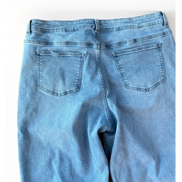 Universal Standard High Rise Straight Crop Jeans Size 16 Stretch - Picture 5 of 7